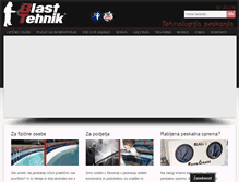 Tablet Screenshot of blasttehnik.com